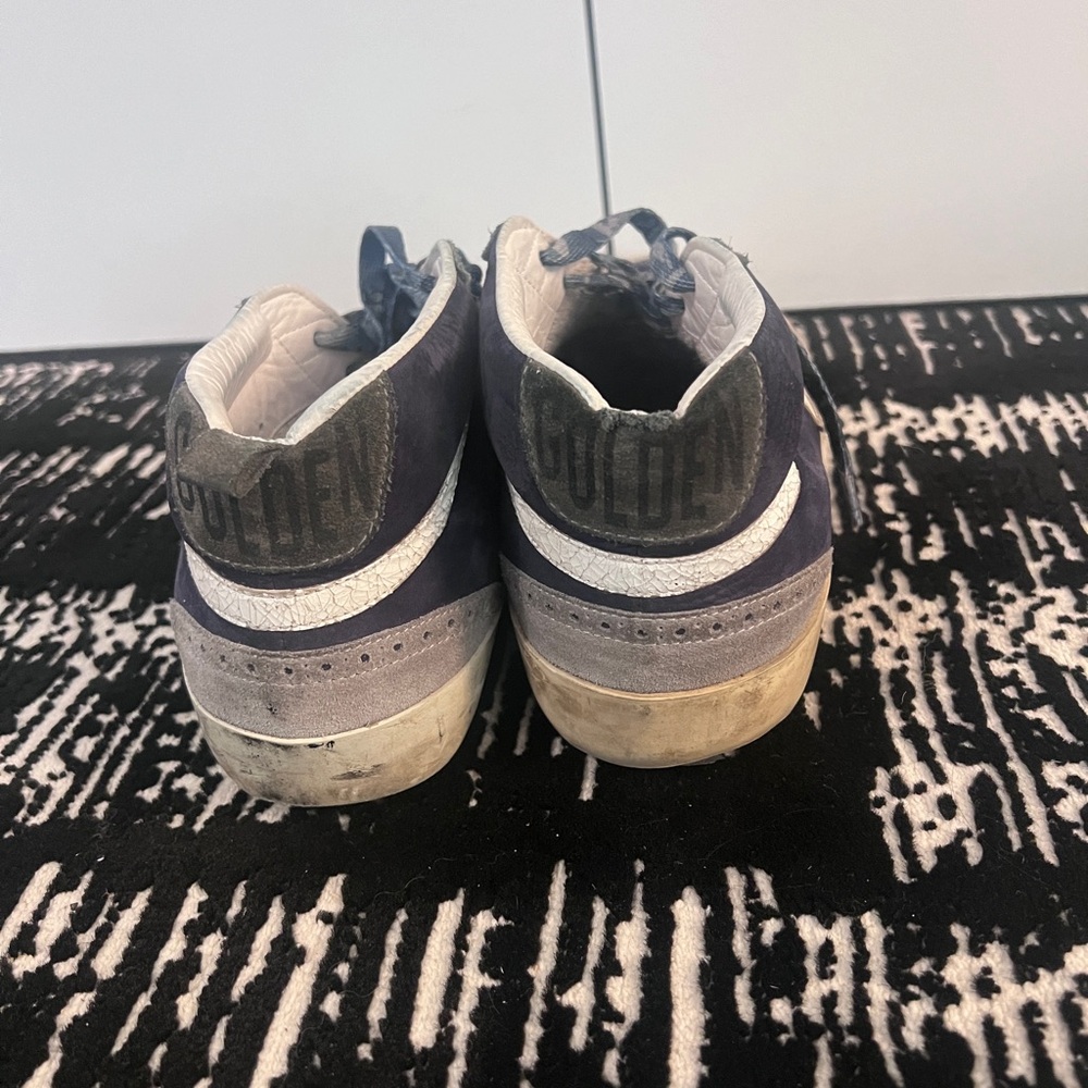 GGDB Golden Goose MIDSTAR Men's 45, 11 Gray and Blue Sneakers - Picture 4 of 9